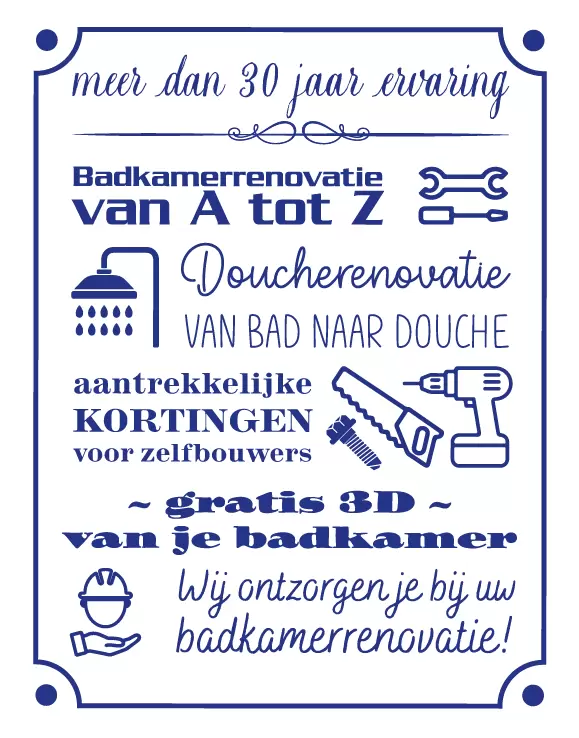 Saniclima Turnhout badkamerrenovatie van A tot Z