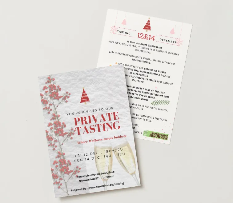 Saniclima Turnhout Tasting - Where wellness meets bubbels 1